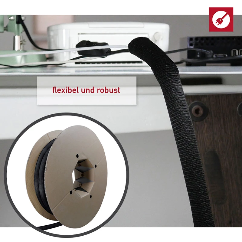 Canaleta para cables Label-the-cable PRO5110 negro
