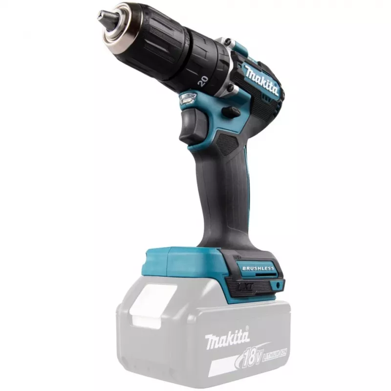 Makita DHP487Z Taladro 1700 rpm sin llave 1,4 kg negro, azul