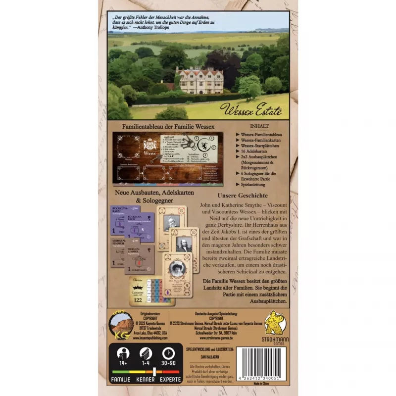 Obsession - Wessex, expansión de juego de mesa