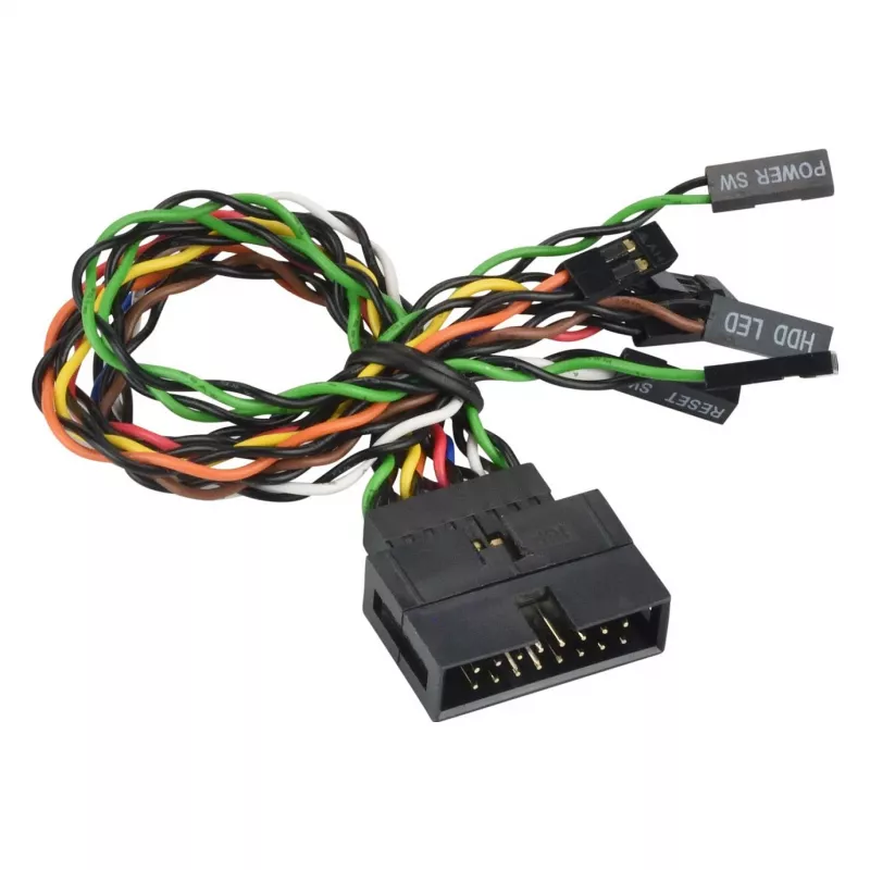 Supermicro CBL-0084L cable divisor de panel frontal de 16 pines, 15 cm