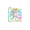 DeepCool FL12R WH 3-in-1 Reverse 120 mm ventiladores de caja, 3 uds., 500-2150 RPM, 93,45 m³/h, rodamiento de dinámica de fluidos, PWM de 4 pines, 33,9 dB, blancos
