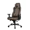 Silla gaming Arozzi Vernazza SoftPU Marrón — diseño ergonómico, revestimiento SoftPU