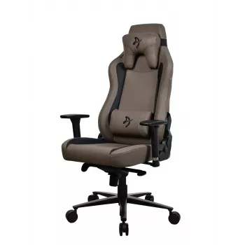 Silla gaming Arozzi Vernazza SoftPU Marrón — diseño ergonómico, revestimiento SoftPU