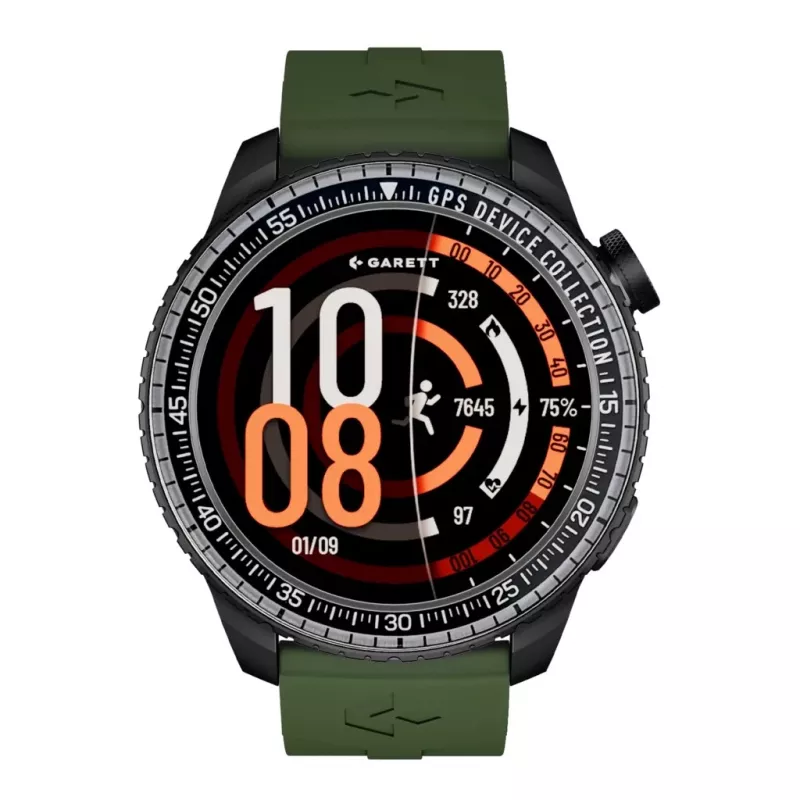 Smartwatch Garett Compass GPS negro — Smartwatch Garett Compass GPS, negro