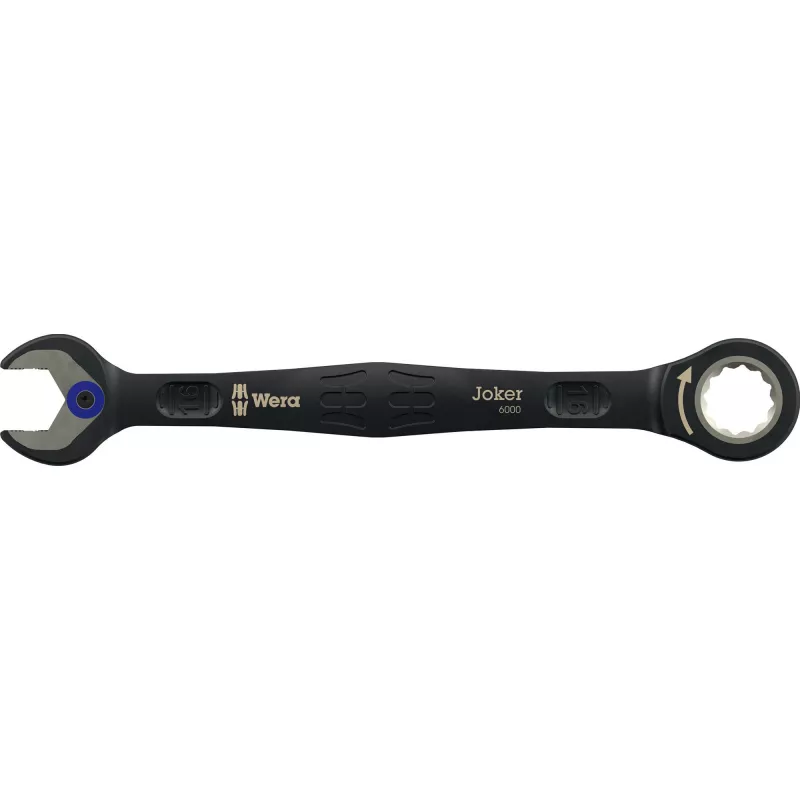 Wera 6000 Joker Black Edition juego de llaves combinadas de carraca, 11 uds.