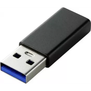 Renkforce RF-4472306 Adaptador de cable/interfaz de género USB Type-A a USB Type-C negro (RF-4472306)