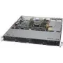 Supermicro SC813M F2TQC4-R407CB - Montaje en rack - 1U - ATX - SATA/SAS - Hot-Swap - Negro