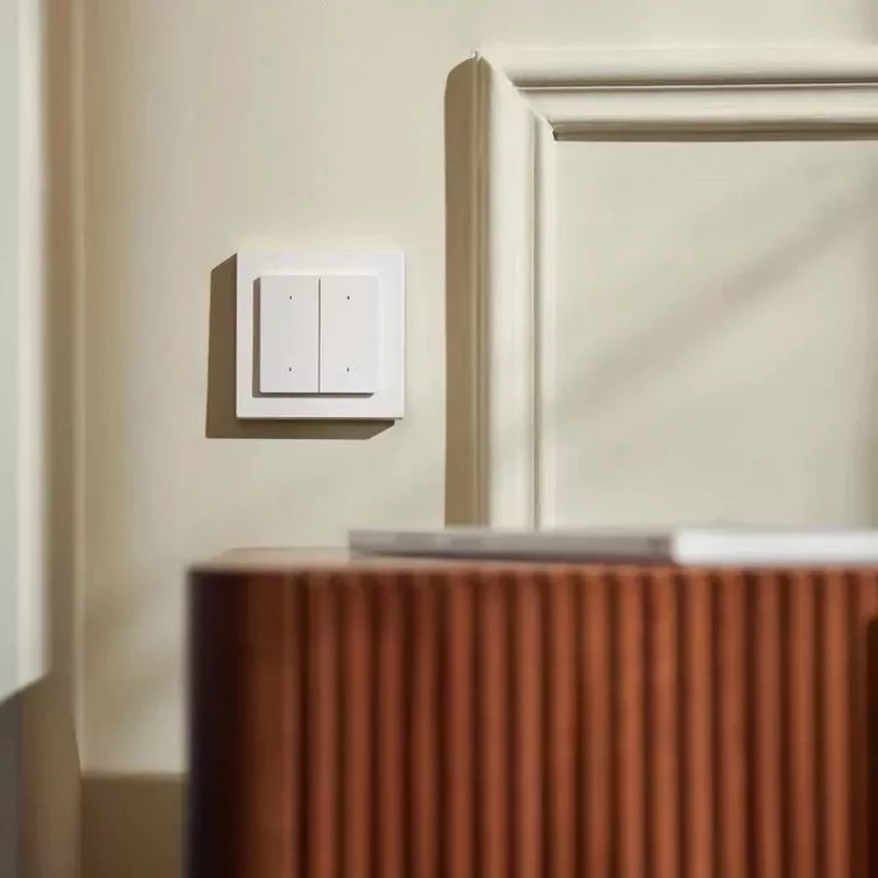 Interruptor de luz AQARA H2 EU (4 botones, 2 canales) (WS-K08D) – interruptor de pared Zigbee y Thread con 2 relés