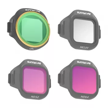 Set de 4 filtros Sunnylife MCUV + CPL + ND32 + ND64 para MINI 5 Pro
