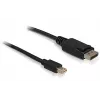 Cable Mini DP/DP 1.2 DeLOCK 82438 2 m Negro