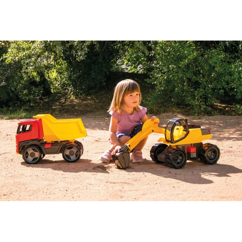 Excavadora Lena 63 cm individual en caja de cartón marrón