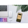 Funda para smartphone man and wood para Galaxy S10 — Bamboo Forest negra