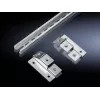 Placa de gestión de cables Rittal CM 5001.081, acero, plateado, ancho 699 mm