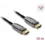 Cable óptico activo DELOCK DisplayPort 2.1 8K 60 Hz 40 Gbps 10 m