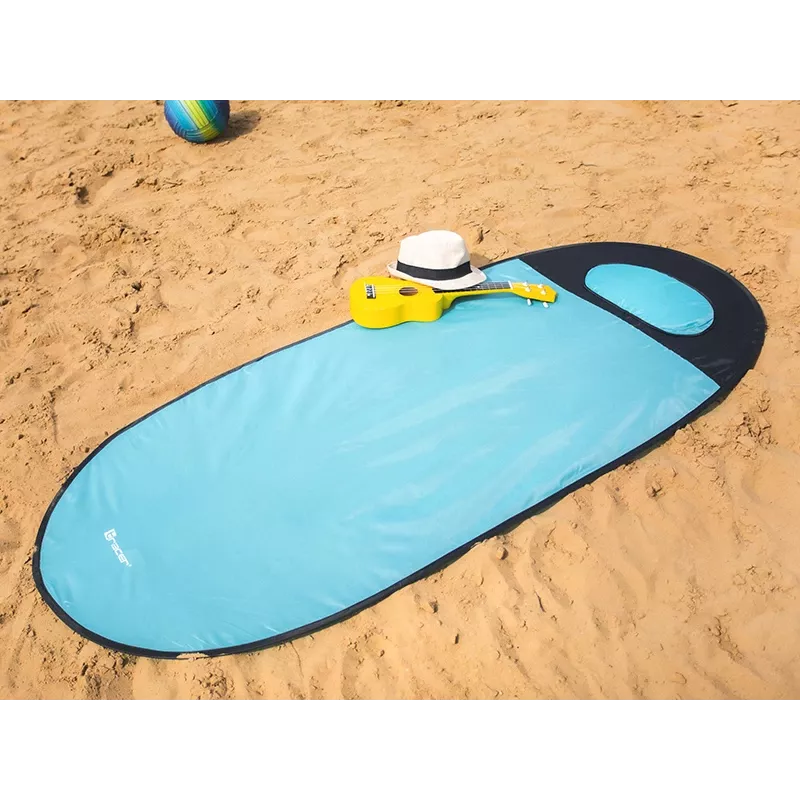 Esterilla de playa TRACER Pop Up 46933 — esterilla de playa ligera y portátil, azul