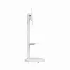 Soporte de TV de suelo GEMBIRD TVS-86TR-01-W para televisores de 37–86 pulgadas, blanco, giratorio e inclinable, VESA 200x200–600x400, carga máx. 50 kg