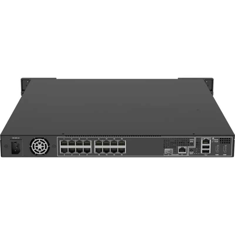 AXIS S2216 Mk II 8 TB grabador de vídeo en red, 16 canales, 1U