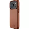 Mujjo Full Leder Case MagSafe funda para iPhone 17 Pro marrón