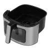 Freidora sin aceite N'oveen AF770 X-LINE negra, plateada