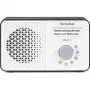 TechniSat VIOLA 200 radiodespertador digital DAB+, blanco/negro