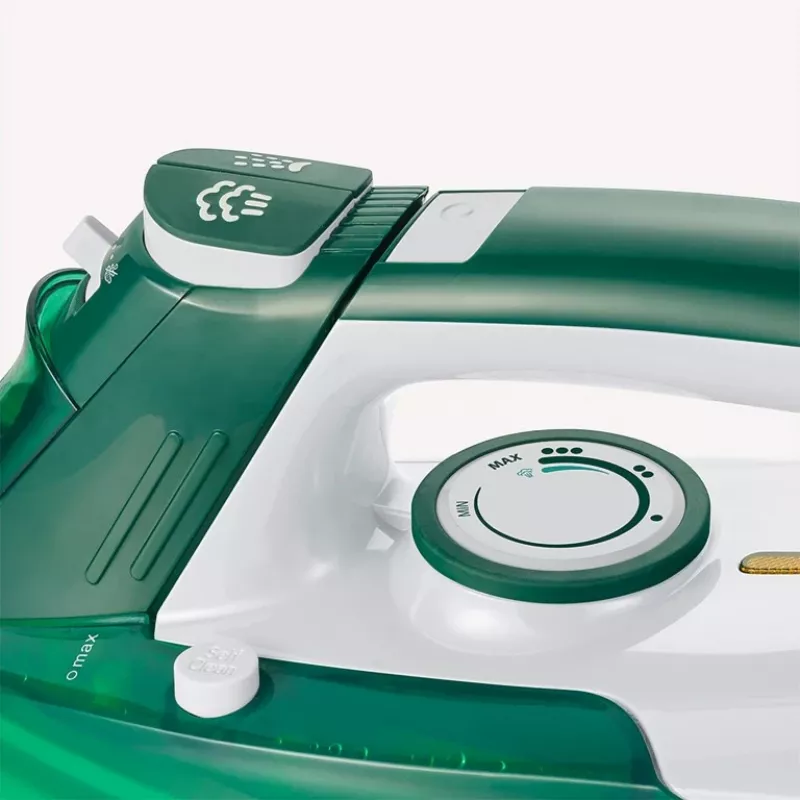 Severin BA 3261 Plancha de vapor Suela cerámica 2400 W Blanco, Verde