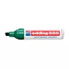 Rotulador permanente Edding 500 punta biselada verde