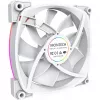 Ventilador de caja Montech AX140 PWM 140 mm, rodamiento Rifle, 540–1760 RPM, blanco
