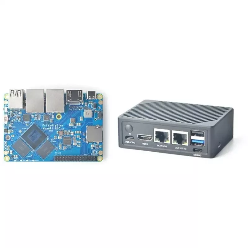 ALLNET FriendlyELEC NanoPI R6C Dual-2.5G ETH 8G RAM / 32G emmC combo con caja