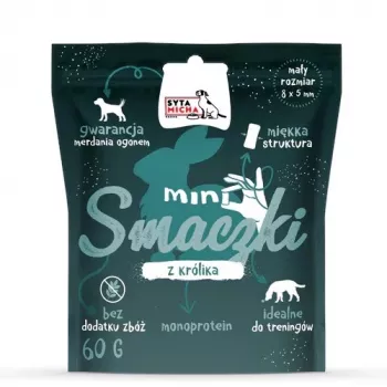 SYTA MICHA Mini snacks con conejo - snack para perros - 60 g