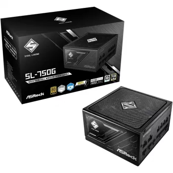 Fuente de alimentación ASRock STEEL LEGEND 750W 80 Plus Gold