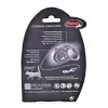 Correa retráctil Flexi New Classic Cat XS 3 m — correa de cordón para mascotas pequeñas, negra, carga máx. 8 kg