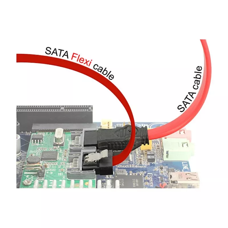 Cable SATA DeLOCK 0,1 m 2xSATAIII