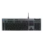 Teclado mecánico gaming con cable Logitech G915 X negro con iluminación RGB