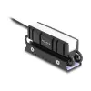 Disipador DELOCK 18460 para SSD M.2 2280 — aluminio/cobre, RGB 5V, negro