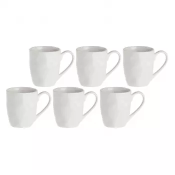 Set de 6 tazas LA PORCELLANA BIANCA U10077009U00-Z 110 ml porcelana