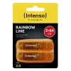 Memoria flash USB2 2X64GB/RAINBOW 3502492 Intenso