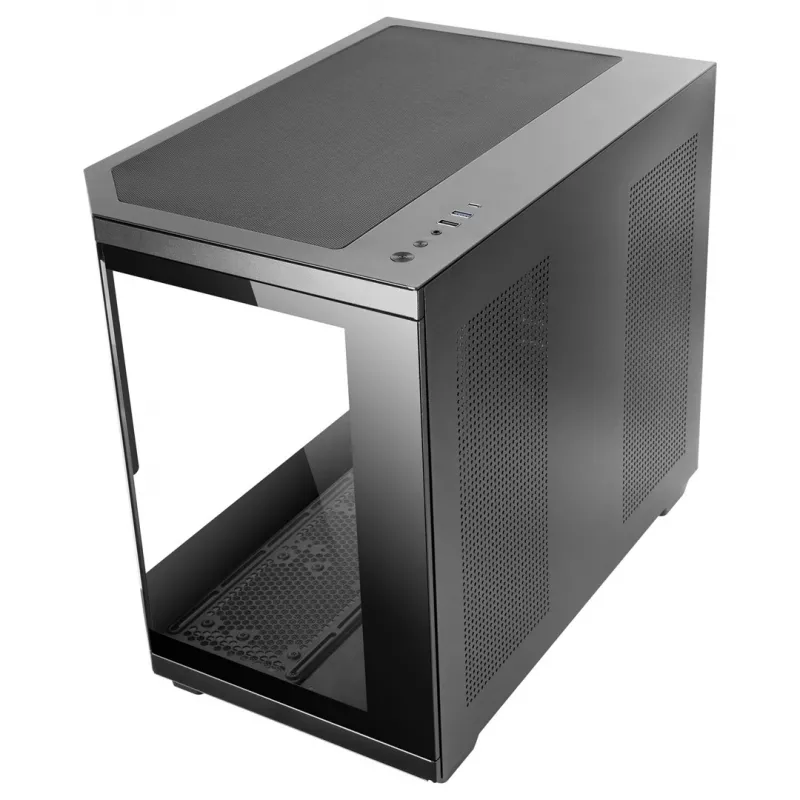Caja de ordenador Mars Gaming MC3TCORELCDM minitorre negra