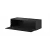 Conjunto de armarios de salón Cama VIGO SLANT 3 negro/negro brillante