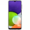 React + Trusted Glass funda protectora transparente + protector de pantalla para Samsung Galaxy A22