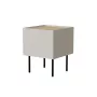 Mesita de noche Cama, 2 uds., FELLINI, 40x41x60, cashmere + tablero de roble aceitado