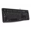 K120 Teclado con cable, con cable, USB, QWERTZ, negro