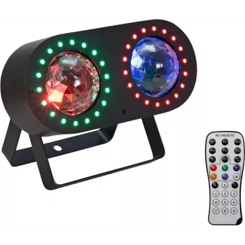 Efecto de luz LED EUROLITE DMF-3 Hybrid Flower Effect 3-en-1 — efecto LED para escenario/fiesta