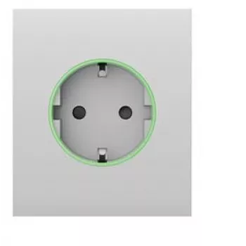 Tapa de enchufe Ajax CenterCover Smart Type F, blanco