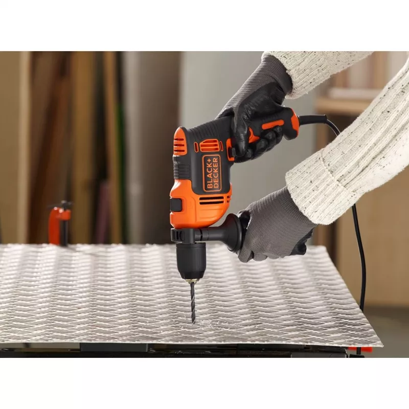 Black & Decker BEH710-QS taladradora 2800 rpm negro, naranja