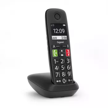 Gigaset E290 teléfono inalámbrico, negro