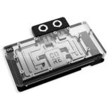 Bloque de refrigeración líquida Alphacool Core RX 9070 XT Swift+ Transparente Cromo para GPU