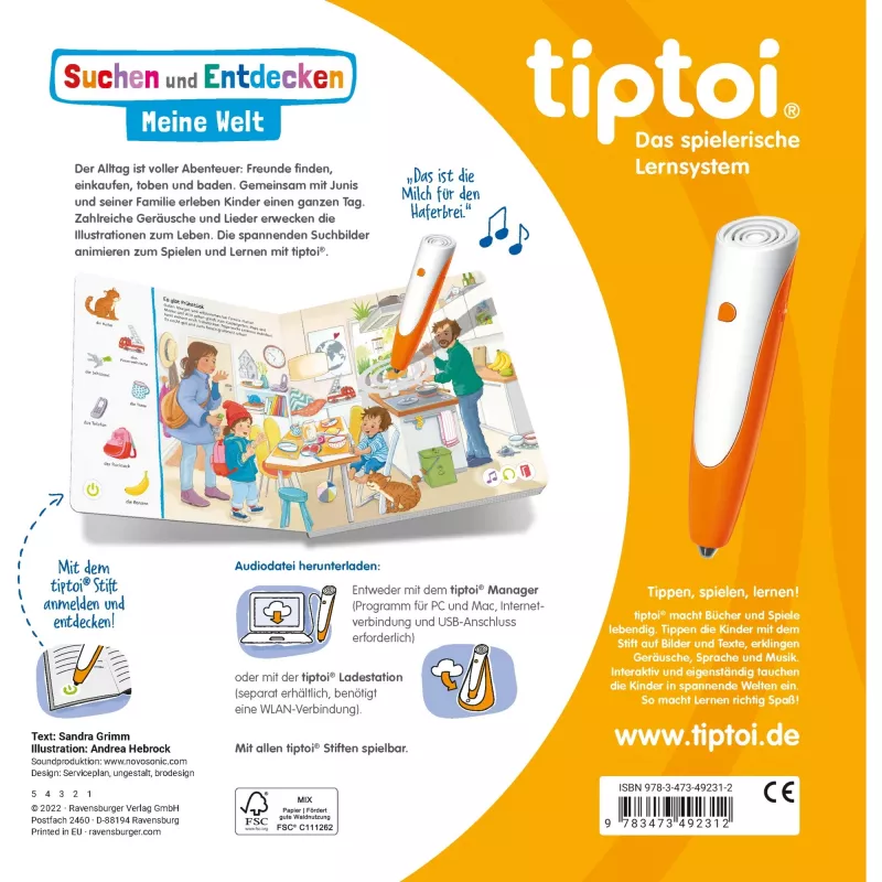 tiptoi Suchen und Entdecken: Meine Welt, libro educativo