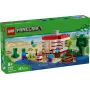 LEGO Minecraft set 21275 casa selvática TNT juguete de construcción, 287 piezas, 2 minifiguras, a partir de 8 años
