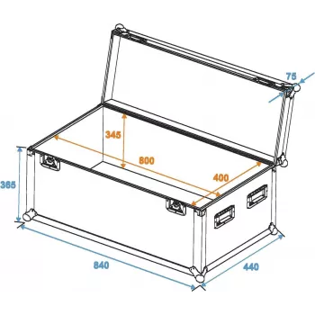 ROADINGER maleta universal profesional 80x40x40cm (30126905)