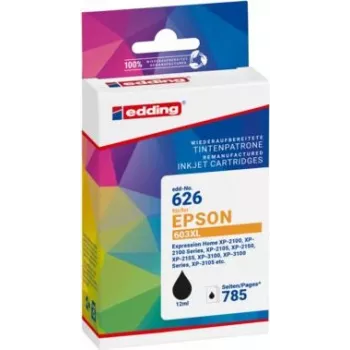 edding cartucho de tinta EDD-626 negro compatible con EPSON 603XL Bk